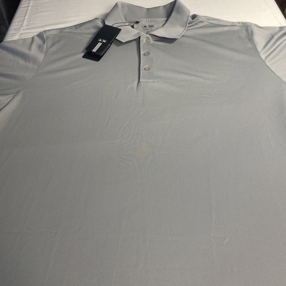 Adidas Men's Golf Polo Two Xl Grey